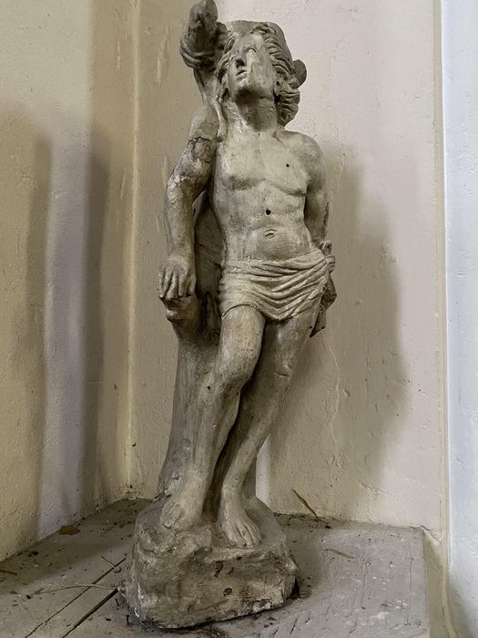 statue (statuette) : Saint Sébastien