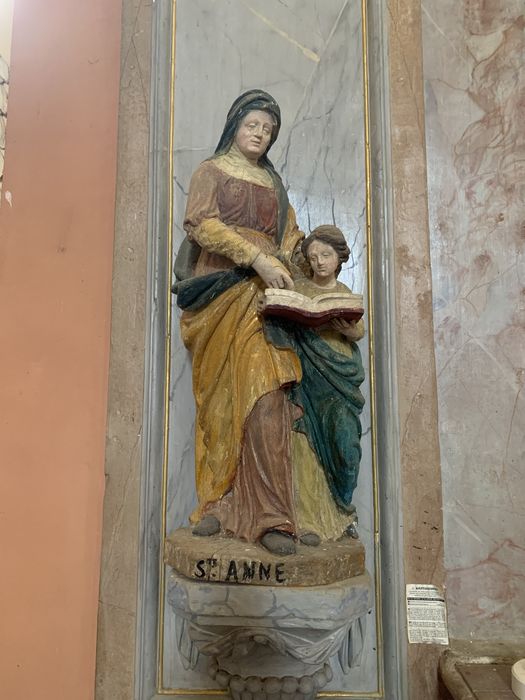 groupe sculpté : Sainte Anne et la Vierge