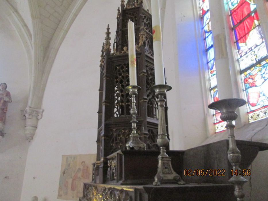 tabernacle pyramidal, vue partielle