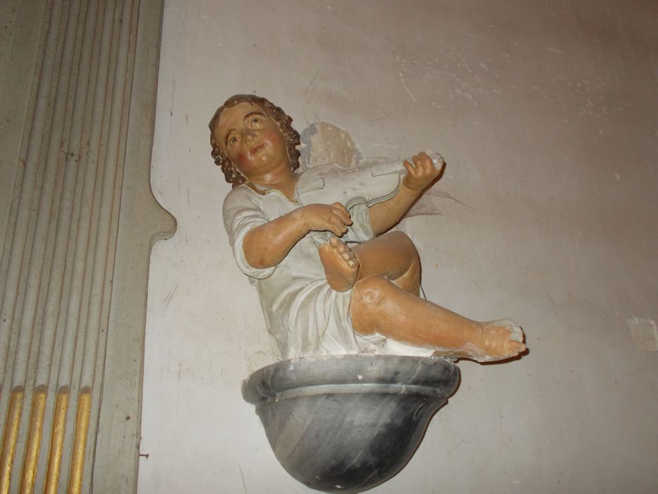 statue (statuette) : Ange musicien n°1