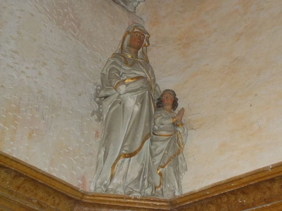 groupe sculpté : Sainte Anne et la Vierge