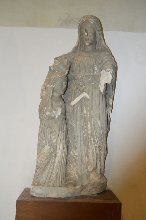 groupe sculpté : Sainte Anne et la Vierge