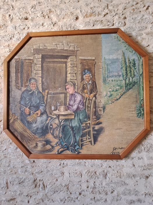 tableau : Métiers de la paille