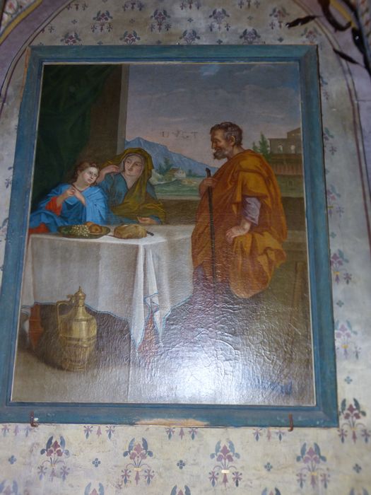 tableau : Repas de la Sainte Famille