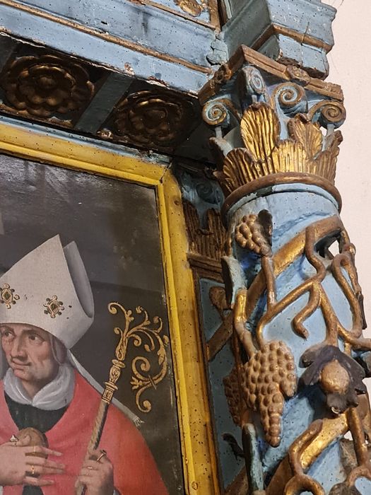 retable de la chapelle latérale nord, détail