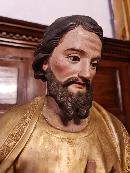 statue : Saint Joseph, détail