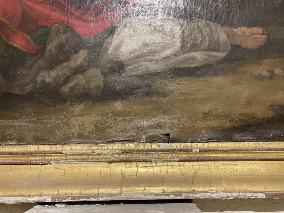 tableau : Martyre de saint Étienne, détail