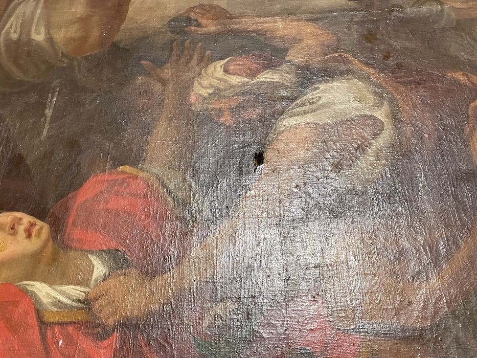 tableau : Martyre de saint Étienne, détail