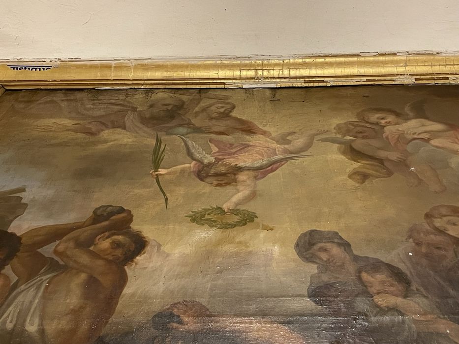 tableau : Martyre de saint Étienne, détail
