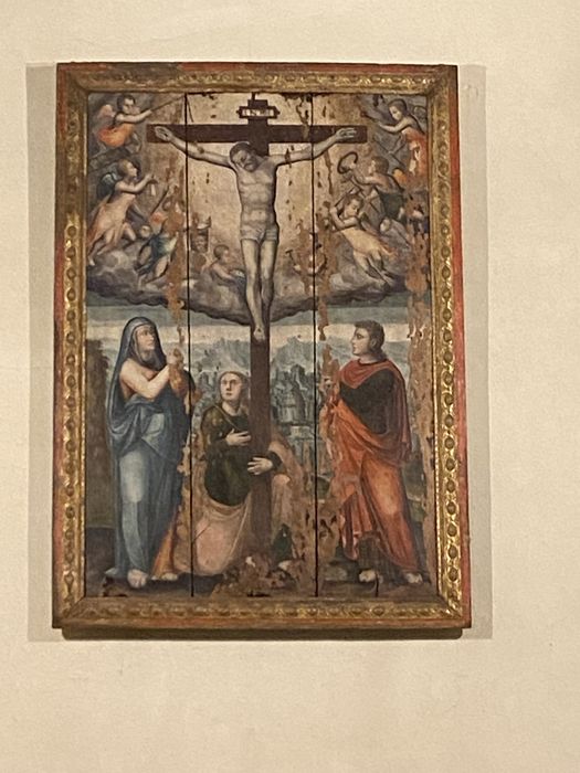 tableau (panneau peint) : Crucifixion