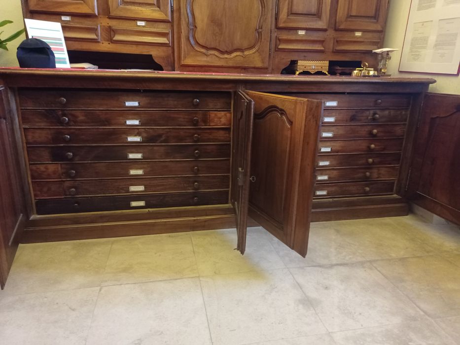 meuble de sacristie, vue partielle