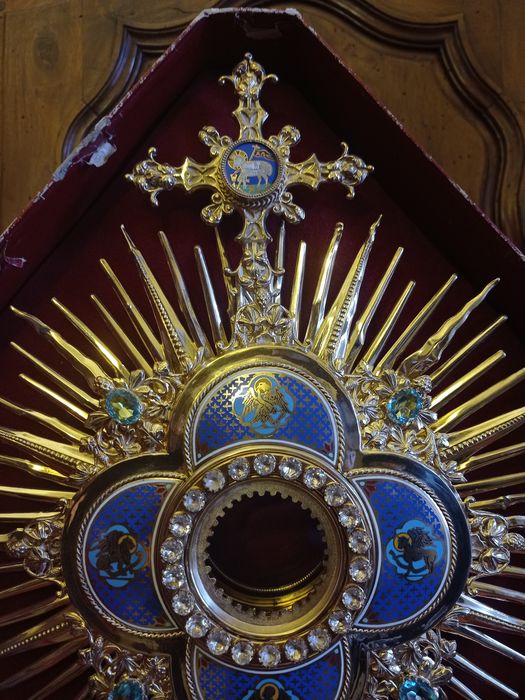 ostensoir, vue partielle