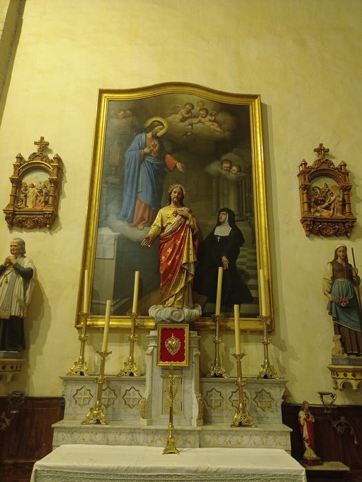 tableau : Sacré Coeur et Marie Alacoque