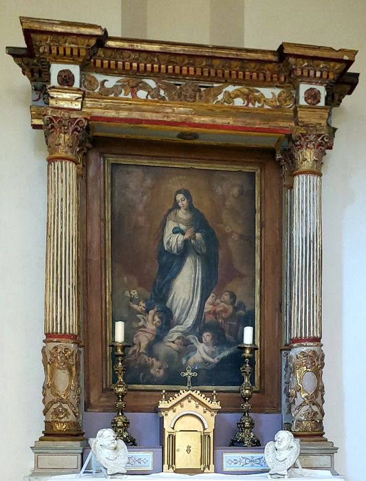 retable et tableau d'autel : Assomption de la Vierge