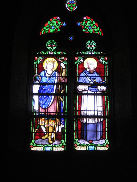 verrière : saint Louis, saint François de Sales
