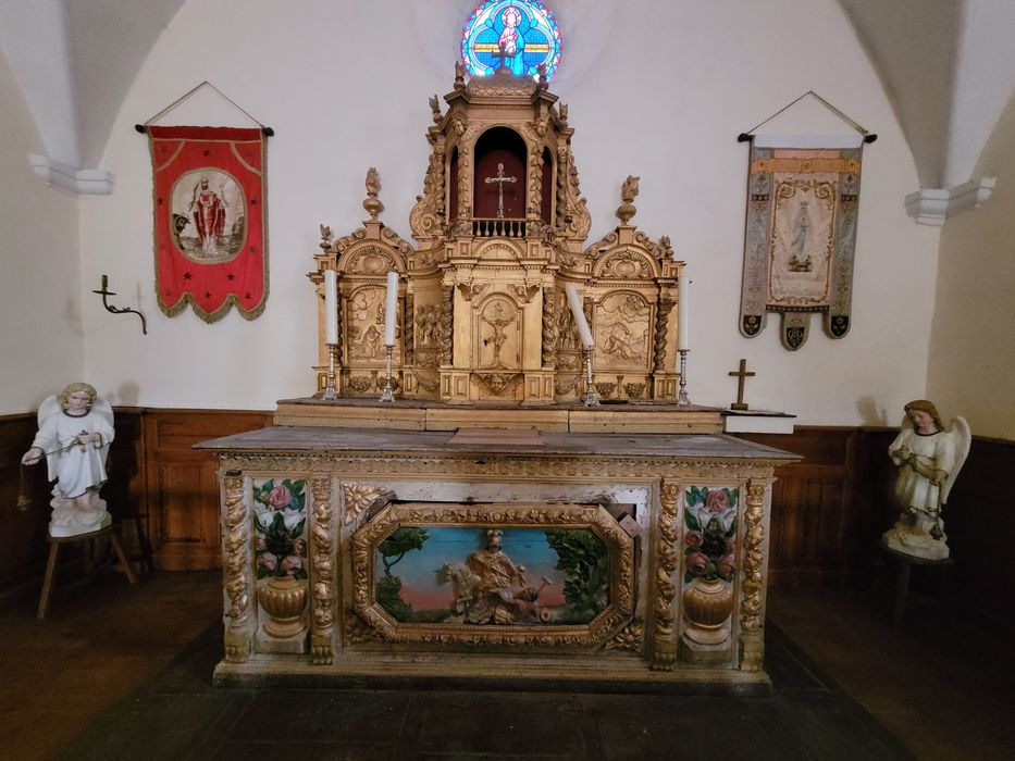 autel, devant d'autel, gradin d'autel, tabernacle à ailes, dais d'exposition