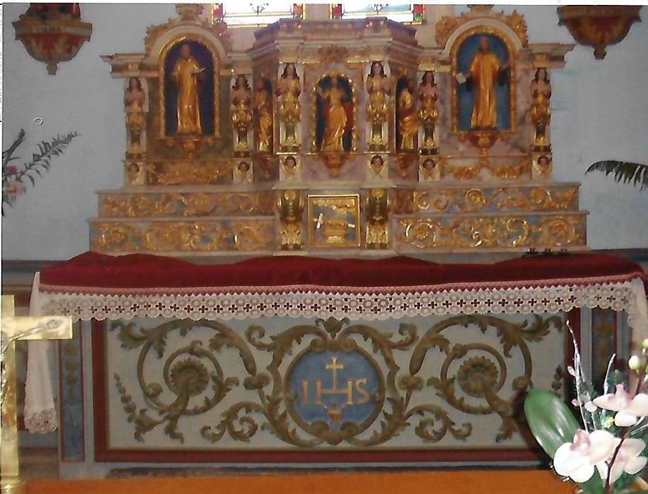 maître-autel, retable, tabernacle