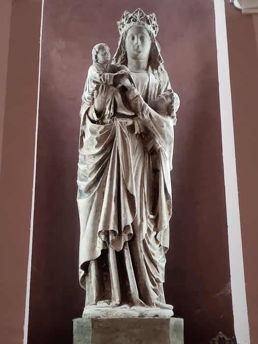 statue : Vierge à l'Enfant dite Vierge à l'oiseau