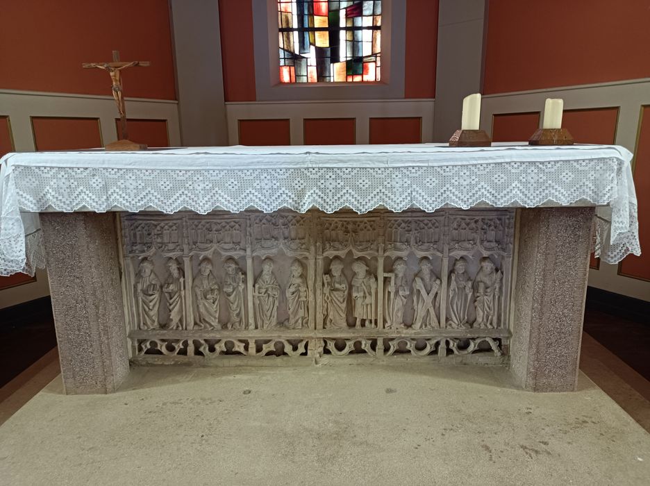 retable, bas-reliefs : Apôtres