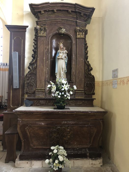 autel latéral, retable