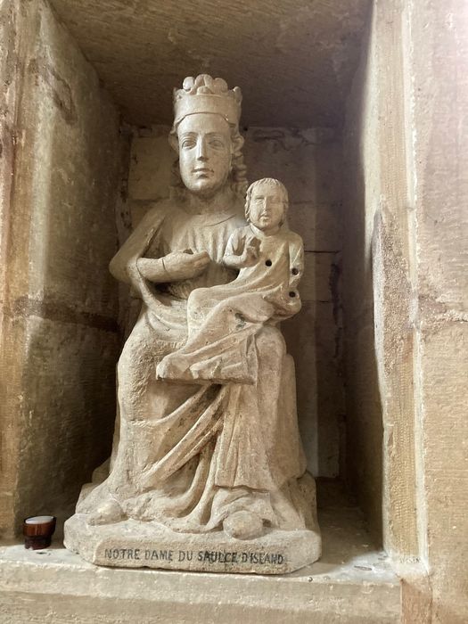 statue : Vierge à l'Enfant dite Notre-Dame du Saulce d'Island