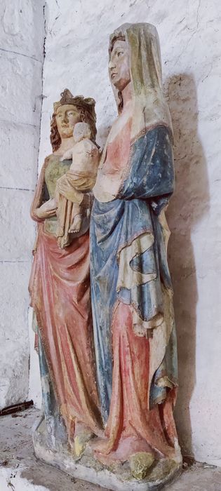 groupe sculpté : Sainte Anne, la Vierge et l'Enfant