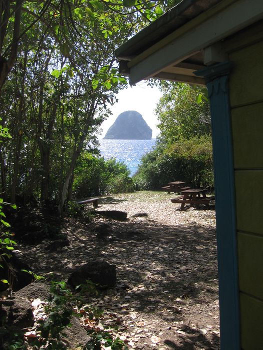 Le rocher du Diamant depuis la maison du Bagnard