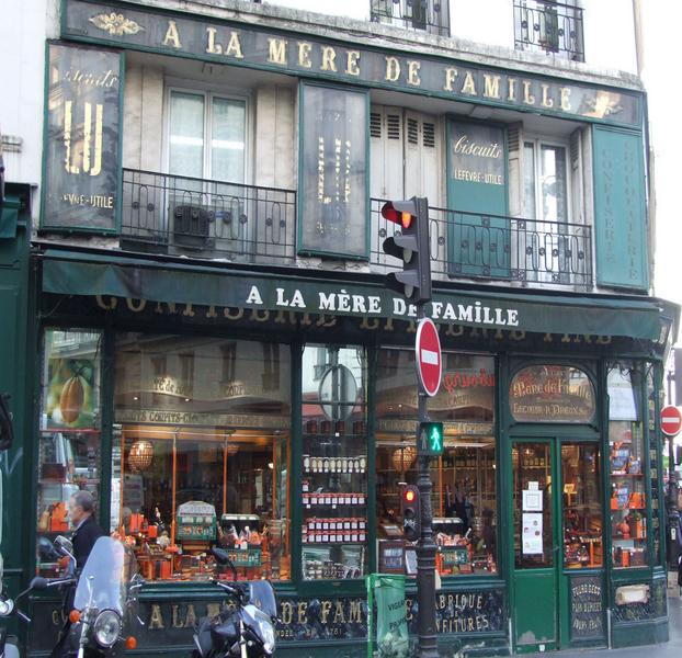 devanture et élévation sur la rue du Faubourg-Montmartre