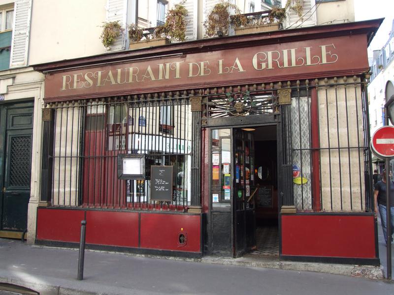 devanture ; élévation ; grille sur la rue du Faubourg Poissonnière