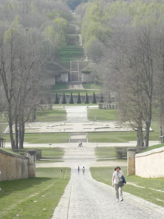 allée royale depuis Porte royale, vue générale