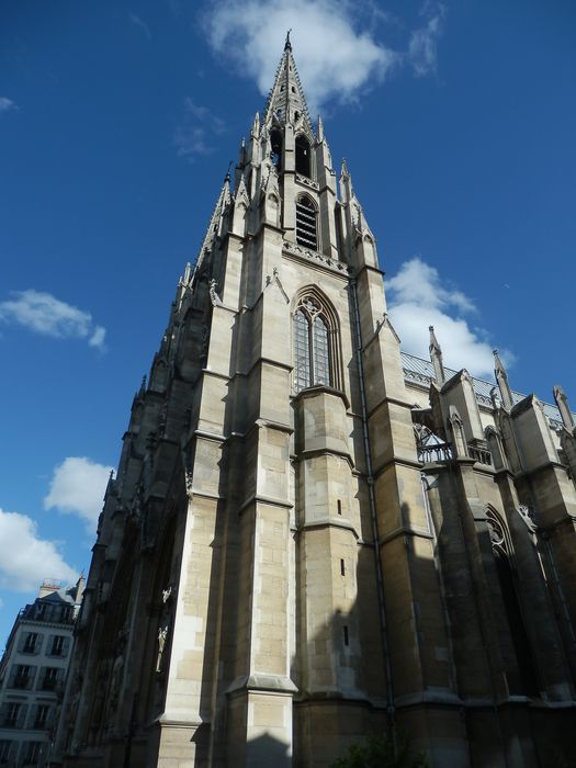 Flèche ouest, élévation ouest