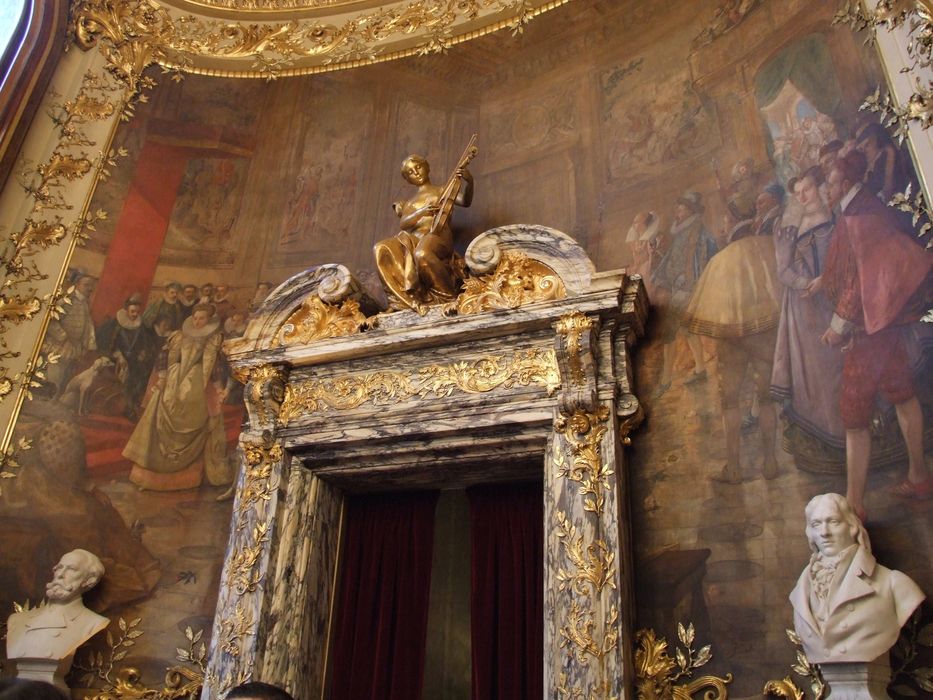 foyer, rotonde Marivaux, peinture monumentale