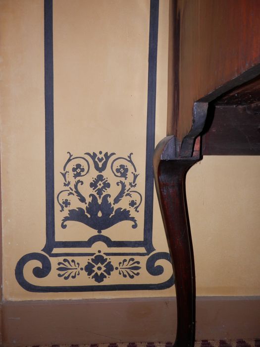 chambre, détail du décor