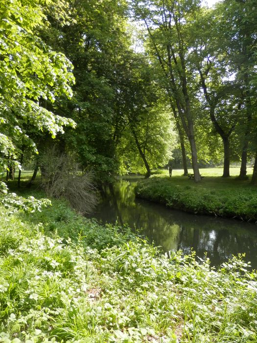 vue partielle du parc, canal