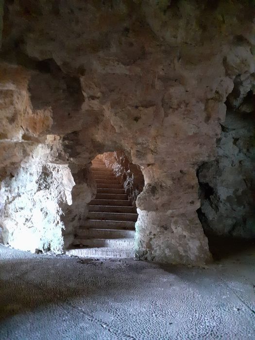 escalier menant au passage couvert