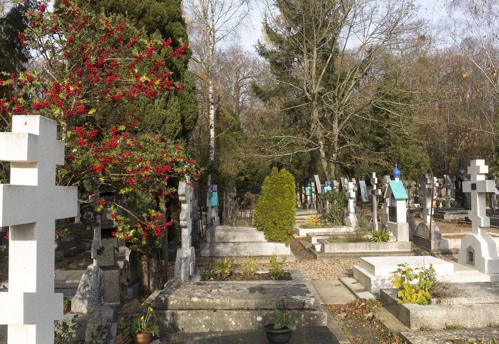 vue partielle des tombes orthodoxes