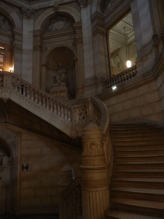 grand escalier, vue partielle