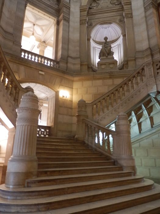 grand escalier, vue partielle