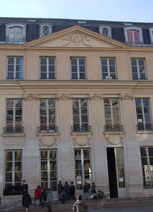 façade sur l’ancien jardin, vue partielle