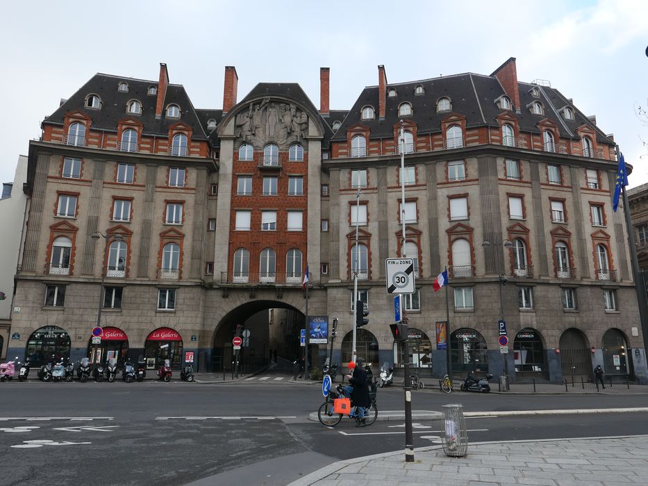immeuble ouest, façade nord