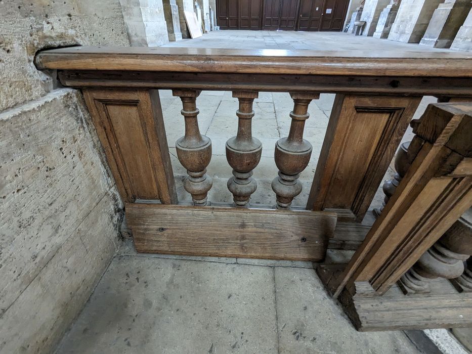 clôture de choeur (table de communion), détail