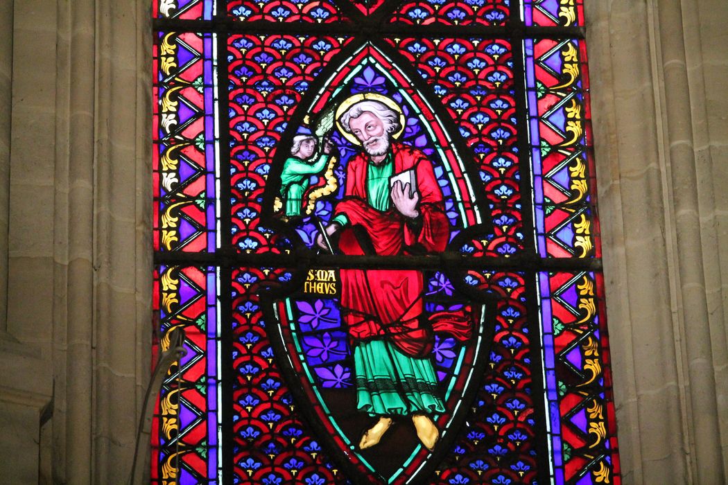 verrière du choeur : Saint Matthieu
