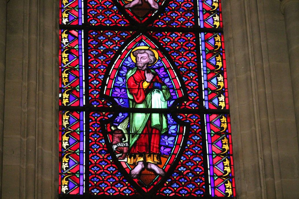 verrière du choeur : Saint Marc
