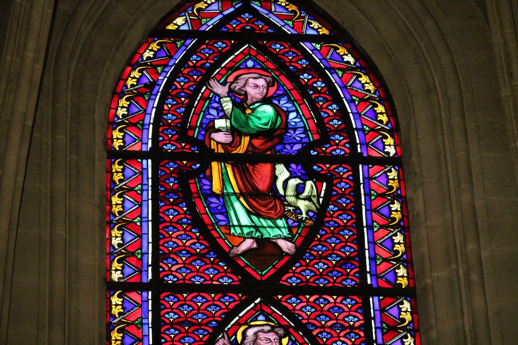 verrière du choeur : Saint Jean