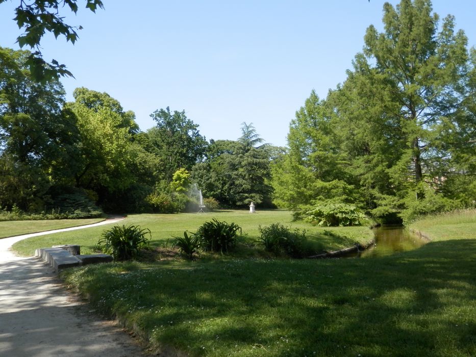 jardin anglais, allée sinueuse