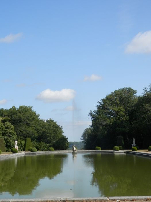 miroir d’eau du parterre nord