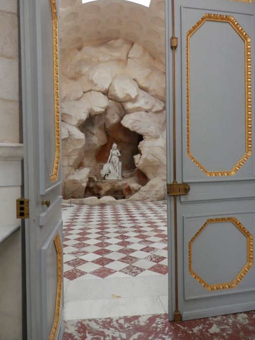 laiterie de la Reine, vue de la grotte depuis la salle de dégustation