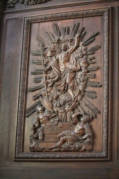 bas-relief : Résurrection du Christ