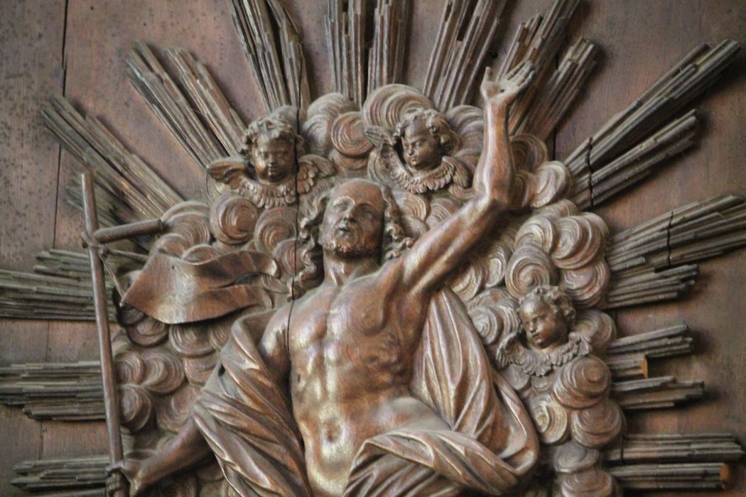 bas-relief : Résurrection du Christ, détail