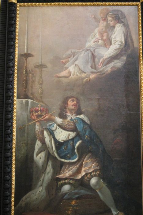 tableau : Louis XIII offrant sa couronne à la Vierge